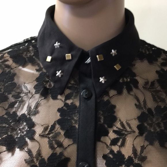 Lace floral pattern blouse LAST CHANCE - Picture 2 of 5